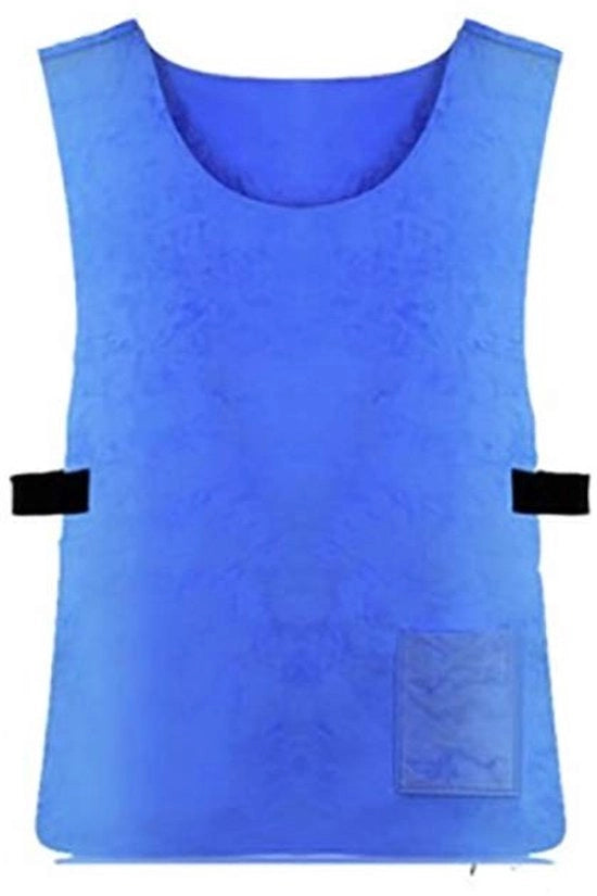 Vestone di raffreddamento per l'estate - tessuto impermeabile - blu - vestone per sport all'aperto - raffredda e confortevole in estate - adatto per attività estive