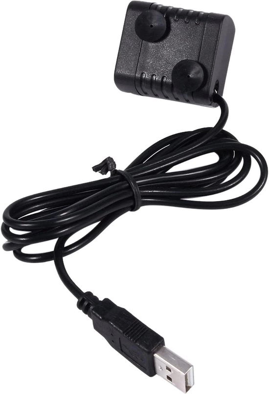 Pompa di acqua per fontana domestica con tecnologia senza asse da immersione e connettore USB-DC mini.