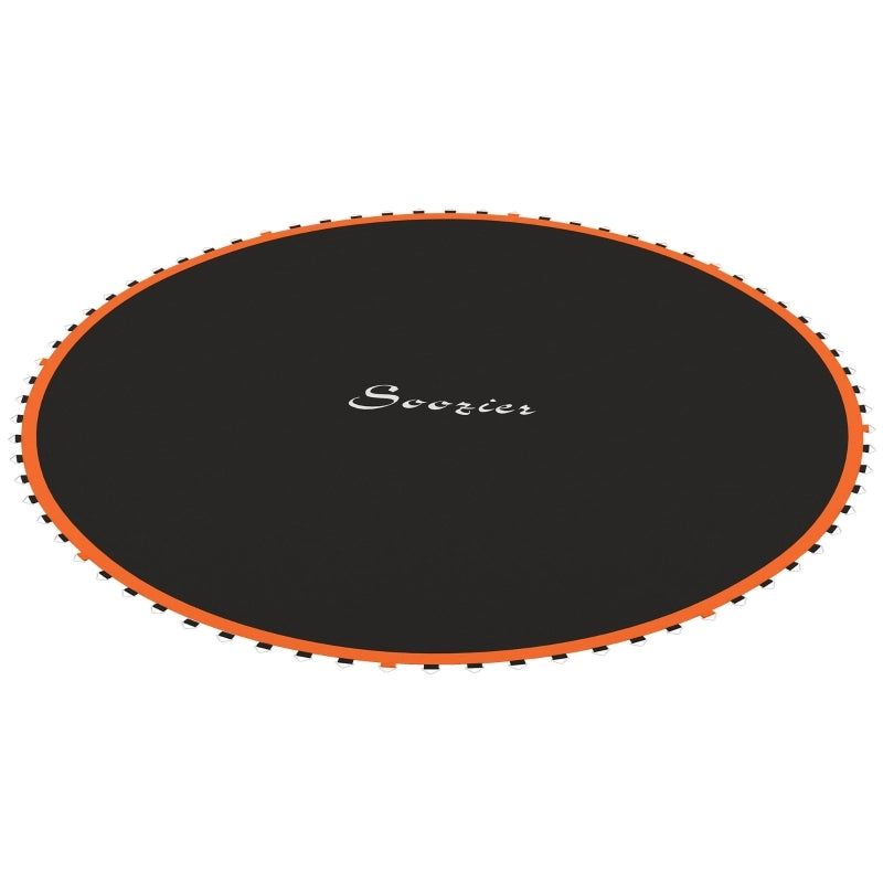 Tappeto elastico di ricambio rotondo in polipropilene arancione per trampolino da 12 piedi Ø323 cm
