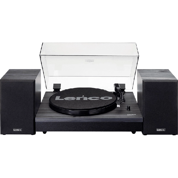 Giradischi lenco con casse bt ls-301 black