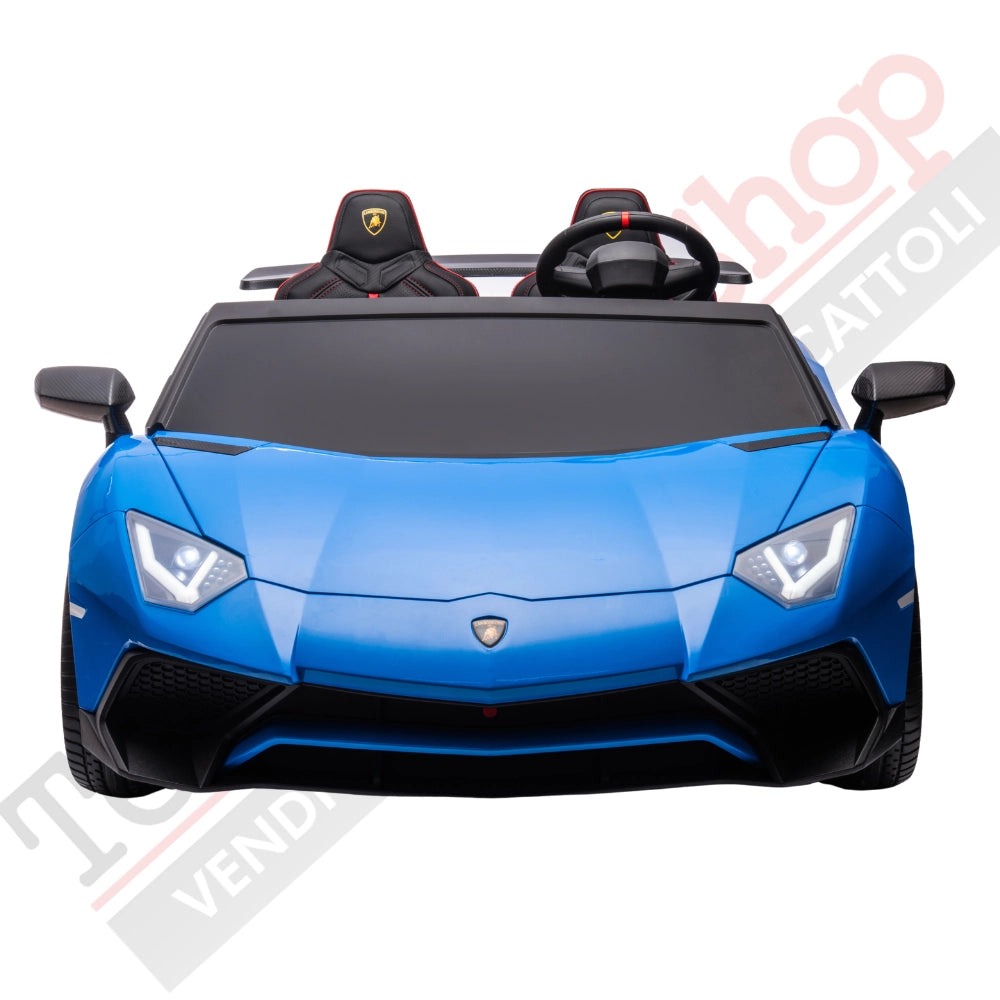 Tecnobike Shop - Auto Elettrica per Bambini Lamborghini SVJ 24V - 2 Posti Big-Blu