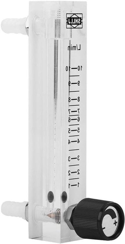 Misuratore di Flusso di Gas - Ossigeno - Valvola di Regolazione - Ossigeno e Gas di Azoto - Misuratore di Flusso di Ossigeno - 1-10 LPM con Valvola per Ossigeno e Gas di Azoto.
