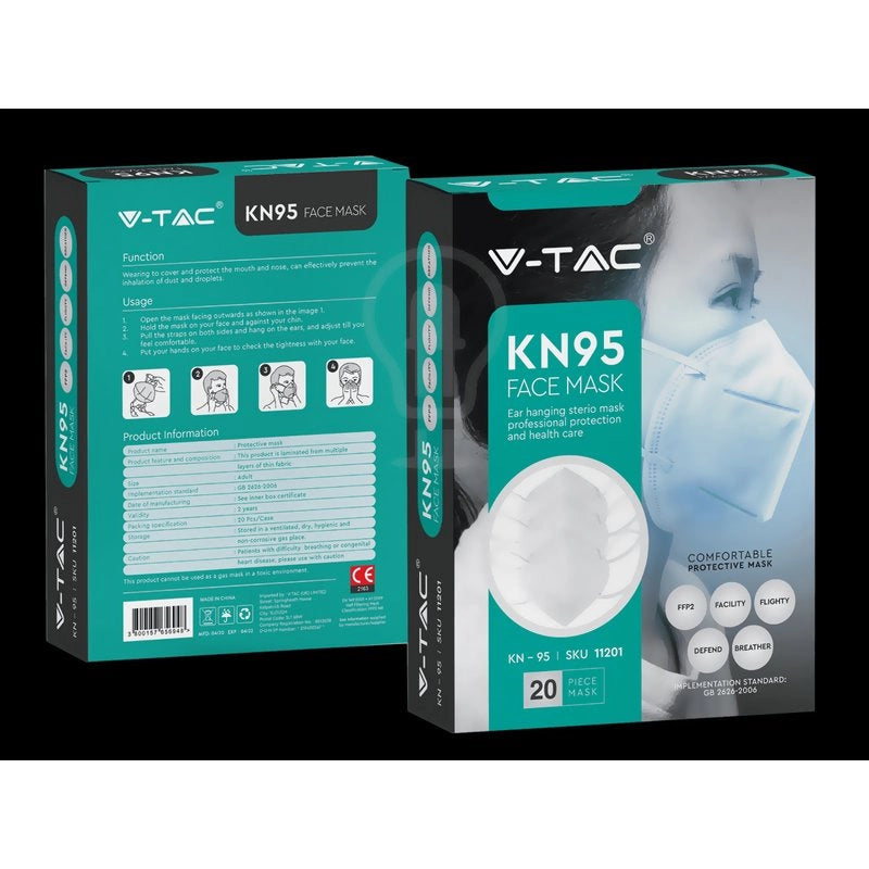 20 Pezzi Mascherine KN95 SKU-11201
