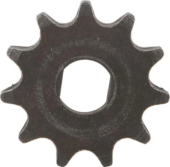 Crankstel a 11 denti per catena H per T8F con piatto a denti per catena e piatto a denti per catena.