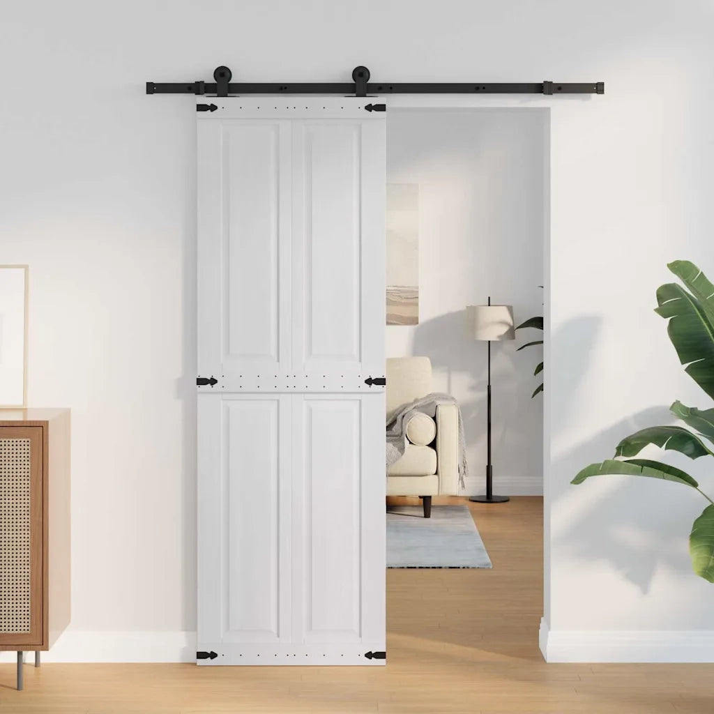 Porta Corona Bianco 70 x 210 cm Legno multistrato
