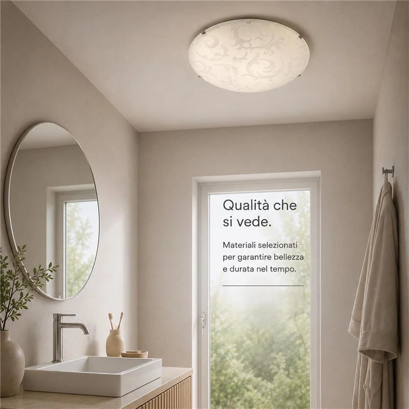 MELISSA LAMPADA PLAFONIERA DA SOFFITTO E27 2 LUCI 40CM