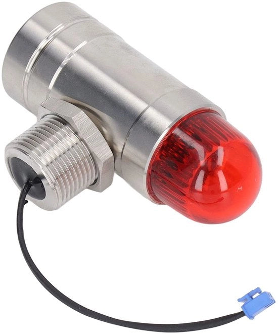 Allarme visivo acustico stroboscopico esplosione resistente con sensore di movimento, connessione G3/4, alimentazione DC 24V, avviso luminoso.