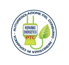 Termoventilatore a Parete Murale Riscaldatore Casa Caldo e Ventilato Bagno TERMOZETA TZR06N