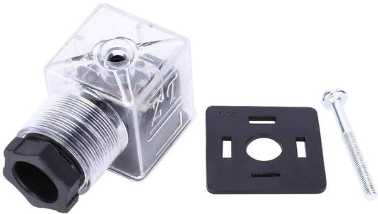 Valvola di rilascio solenoide idraulica - 5 stadi con lampada - Trasparente - Universale AC 220V - Adatto a diverse applicazioni - 10 porte