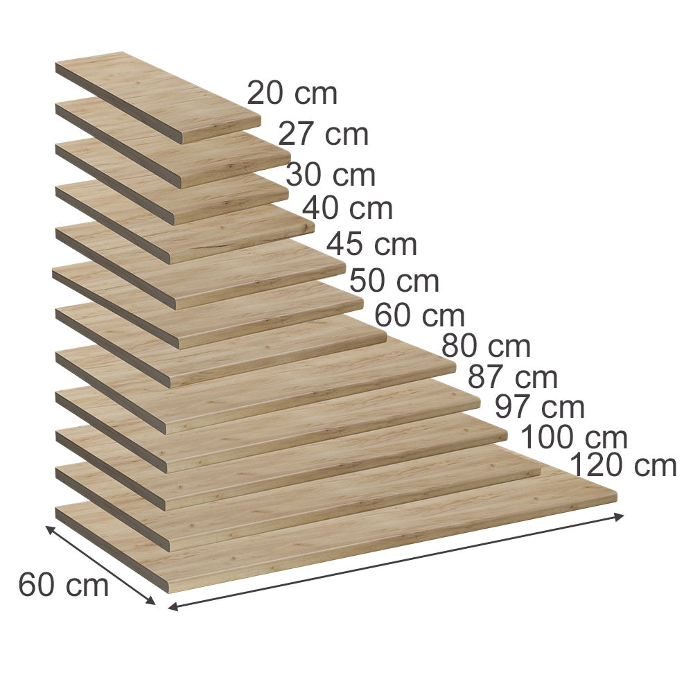 Vicco Top cucina Quercia dorata 80 cm