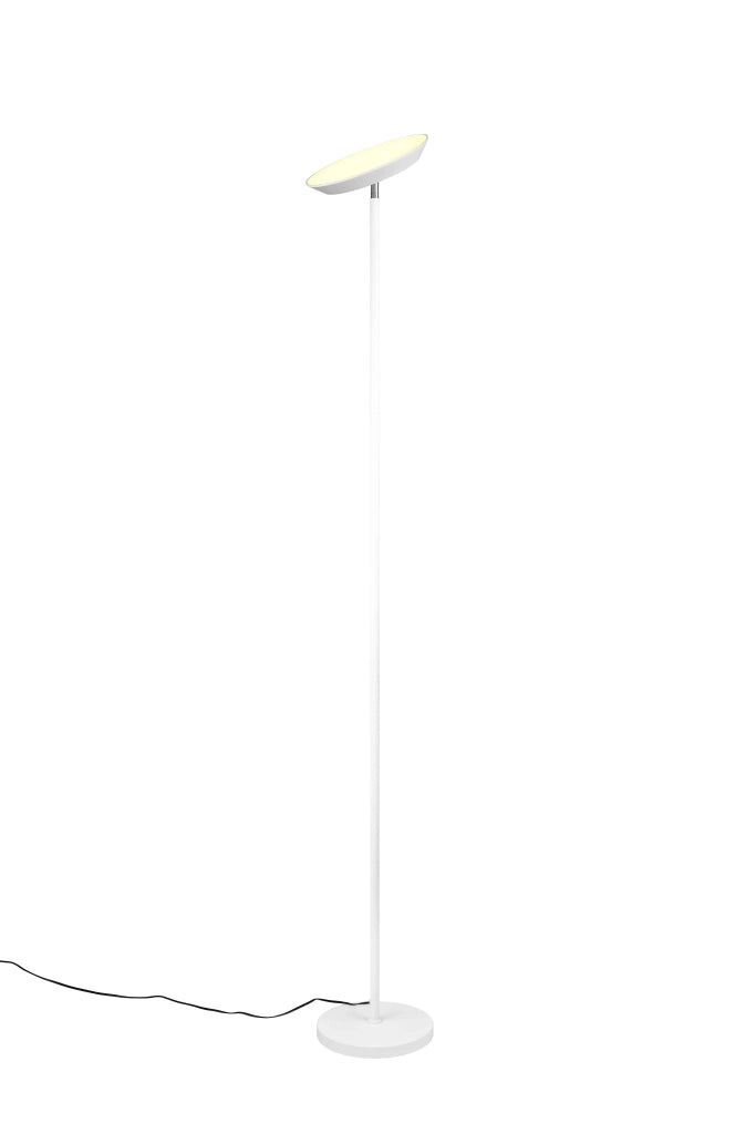 Piantana LED, metallo, bianco, H 180 cm, Specter