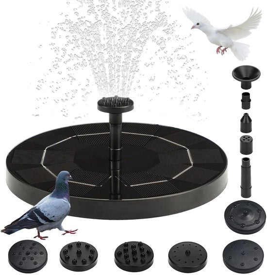 Zonnefontein esterno per piscina, vijver, terrazza, giardino, 16 cm, 8 sprinkler, per esterni