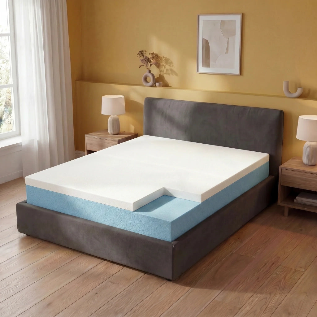 Materasso 160x200, Alto 30 cm - Matrimoniale, Memory, Sfoderabile, in Bayscent | Cabrio