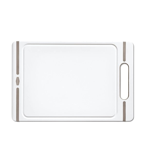 Tagliere pvc c manico bianco   tortora mis. xl 39 x 25 x 1 cm stefanplast