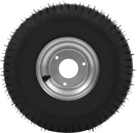 Wiel 15x6.00-6 - Installazione semplice - Nero - Veicoli agricoli - Adatto per diversi veicoli - Colore nero