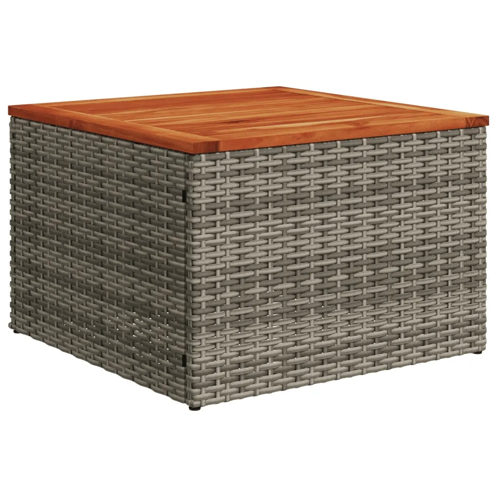Set Divani da Giardino 13 pz con Cuscini Grigio in Polyrattan 3228132