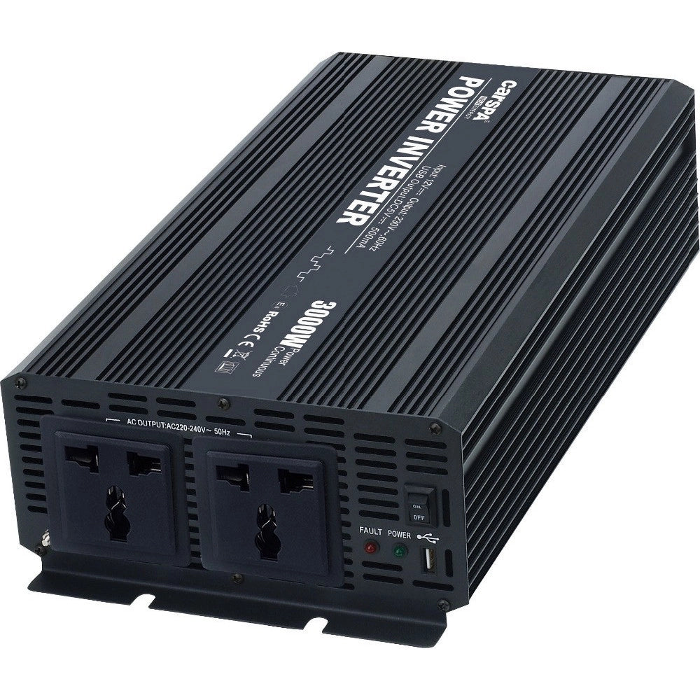 Trade Shop - Inverter Di Corrente Auto 3000w Trasformatore Di Corrente Convertitore Camper -