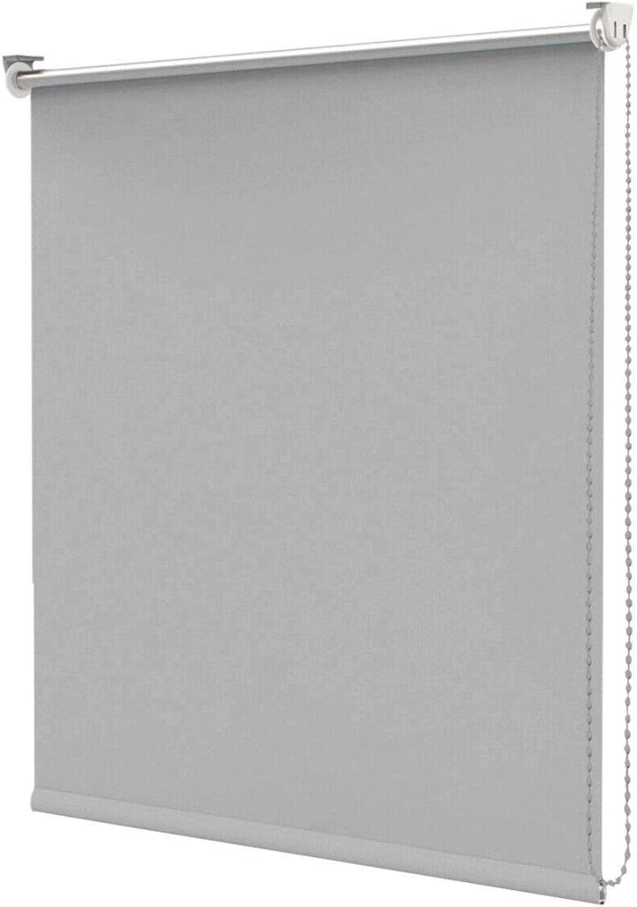 Tenda a Rullo Avvolgibile Porta Finestra Casa Ufficio Parete Soffitto Grigio 200x180 cm
