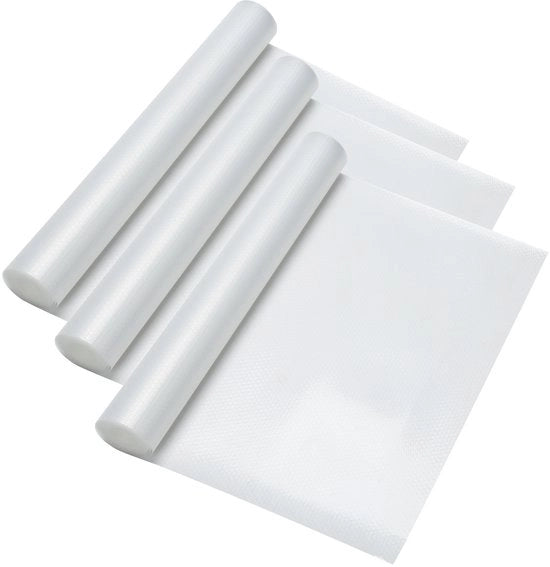 3 x Mat anti-slip trasparente 150x50 cm - Protezione per la cucina - Mat per protezione - Antiscivolo auto - Mat anti-scivolo - Protezione per la cucina - Bagno