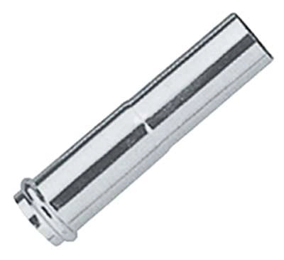 CANOTTO CR DI PROLUNGA - OTTONE CROMATO MM 30 CM 12 + ORING- 10 pezzi