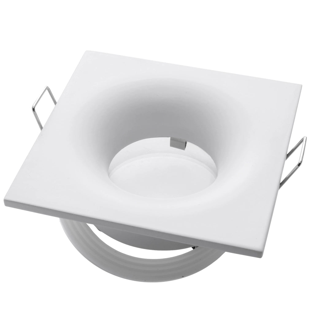 KIT 3 faretti cromoterapia LED RGB IP65 incasso box doccia 27W 12V centralina smart WiFi google alexa sauna QUADRATO