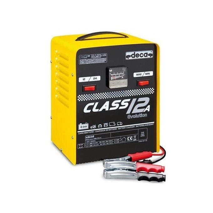 Deca CLASS 12A Caricabatterie Portatile 12 24V 9A per Batterie WET AGM Start Stop 15 140 Ah 130W