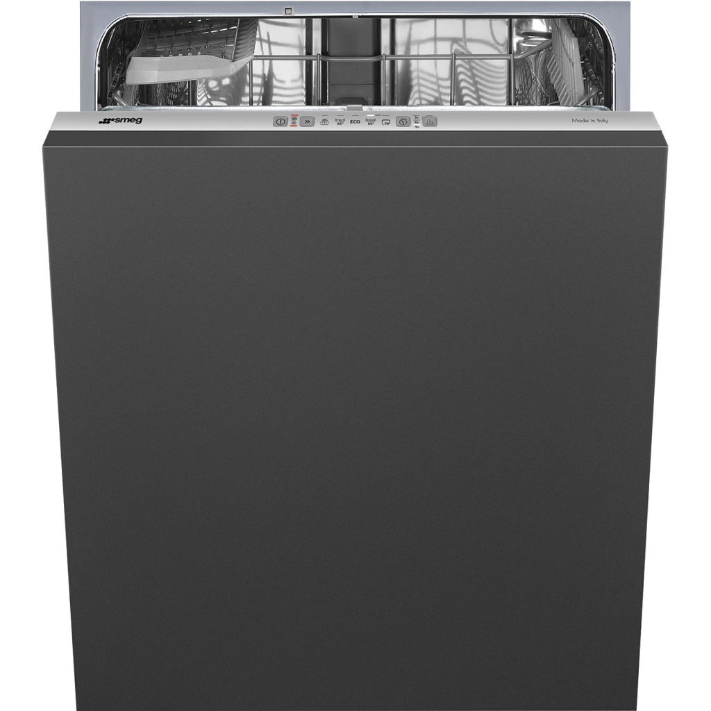 Smeg stl281ds lavastoviglie ad incasso a scomparsa totale, 60cm, 13 coperti, classe d, estetica universale