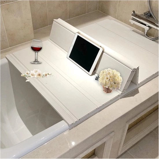 Copertura per vasca da bagno impermeabile - Isolante pieghevole e protezione stoffa impermeabile (75 cm x 170 cm)