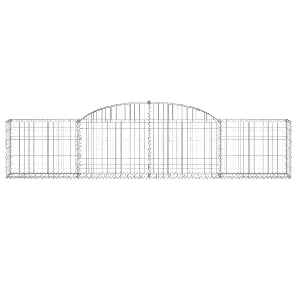 Cesto Gabbione ad Arco 300x30x60/80 cm Ferro Zincato