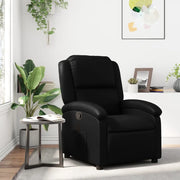 Poltrona reclinabile in Similpelle Nera 3205896