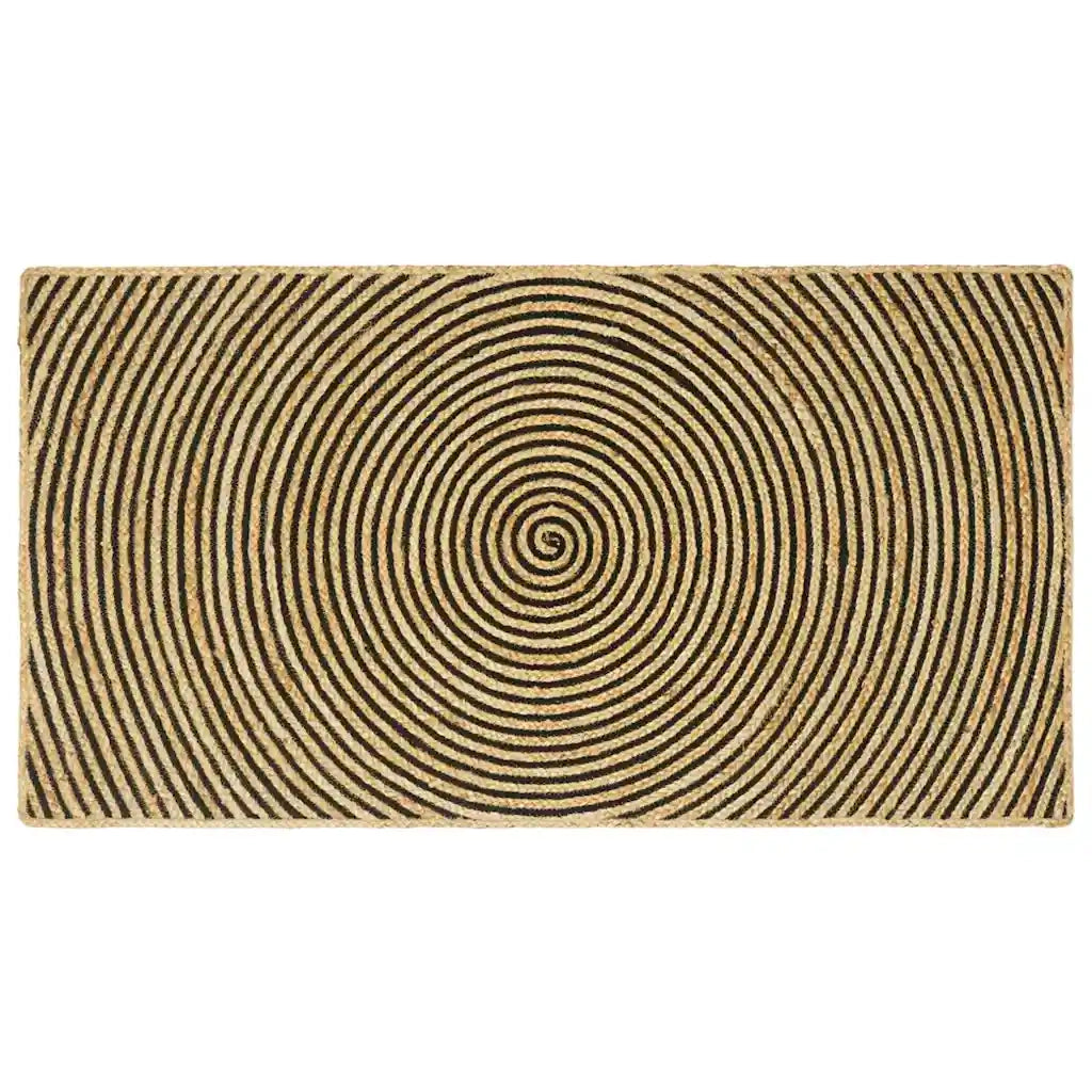 Tappeti per area | Tappeti a zone Nero 100 x 200 cm Juta