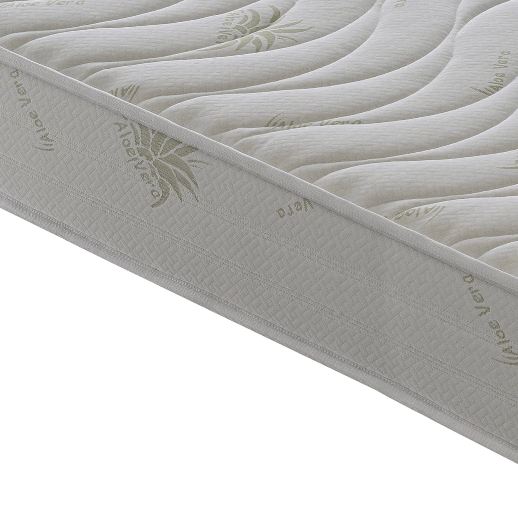 Materasso Matrimoniale 160x190 Alto 25 cm - Aloe Vera – Ortopedico – Alta densità – Onda Massaggiante - Massimo Comfort