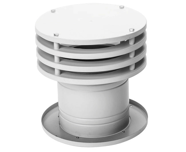 ESALATORE A VETRO SMALTATO BIANCO ø130   MAIN S.R.L.