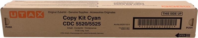 ORIGINAL Utax toner ciano 652511011 652511011 ~6000 Seiten