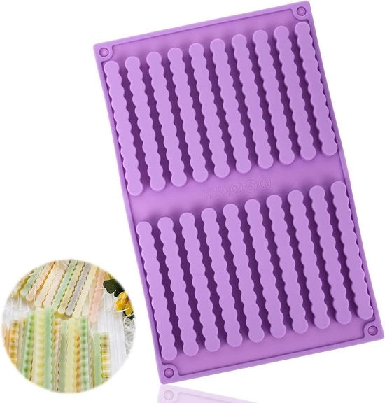 Mat di silicone per biscotti e strisce - tablette di cibo per cani al cioccolato - sapone - teglia multifunzionale.