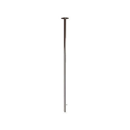 Miscelatore monocomando da soffitto 181 cm in ottone cromato minimal