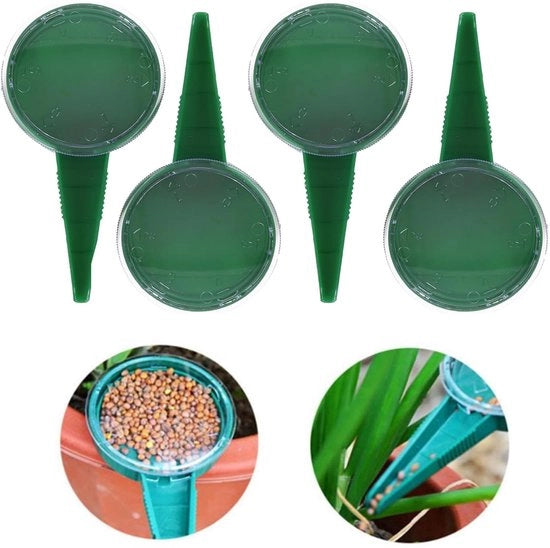 Dispensatore di semi in plastica 4 in 1, aiuto alla semina, strumento per la semina, kit di semina, macchina per la semina, struttura per la semina dei semi in plastica