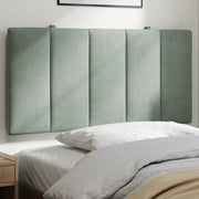 Cuscino testiera Hanko Grigio Chiaro 100 cm Velluto 3207720