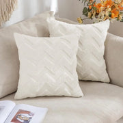 Set di cuscini per divano - Accogliente e alla moda - Set di 2 - 50x50 cm