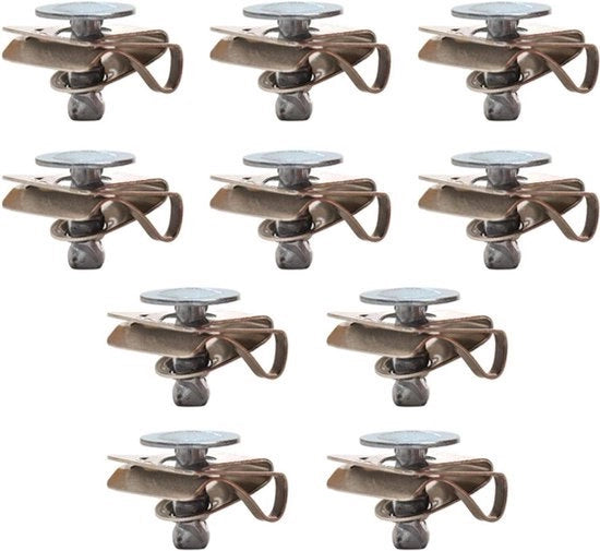 Ondertray per Auto - Clip metallica - per Motorkap - fissaggio - Ondertray Clip metallica 10pz - Onder Motorkap Clip metallica 8D0805121