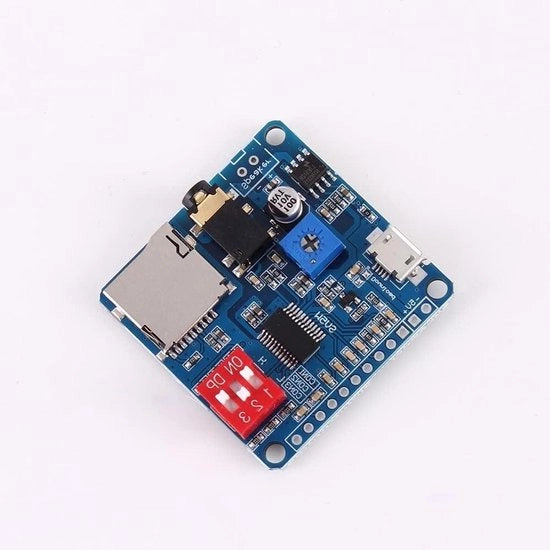 Modulo di Riproduzione Audio MP3 UART I/O Trigger Amplificatore Klasse D 5 W Lettore SD/TF Riproduzione Seriale Controllo Riproduzione Compatibile con Arduino