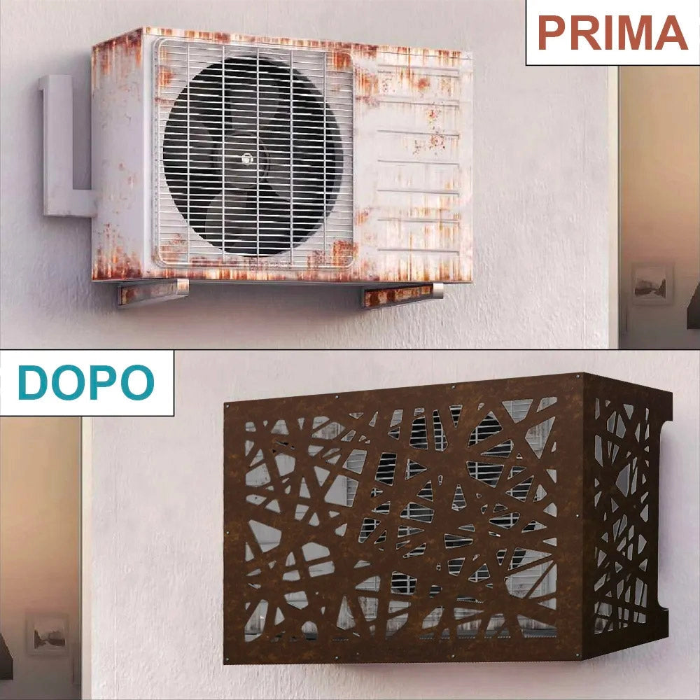Copri Condizionatore 96x52x82 cm in Alluminio Glam L Corte