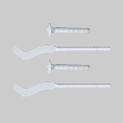 MENSOLA PER RADIATORI IN ALLUMINIO SEZIONE PIATTA 3 MM TF10/70B  Foro 10 mm  Prof. 85 mm  Tassello c.10x75  L. 70 mm     FISCHER