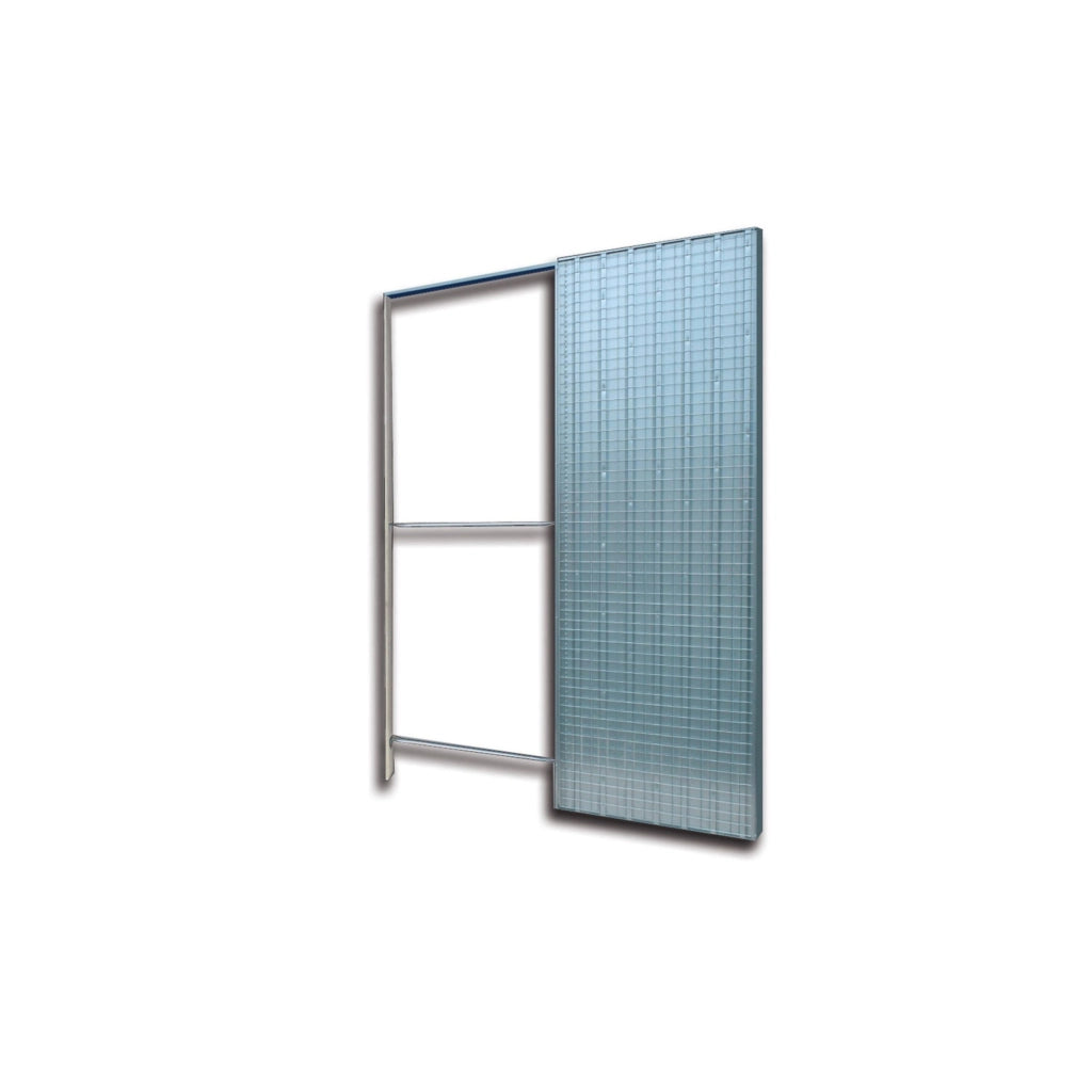 Controtelaio a scomparsa per intonaco - Telaio in Acciaio : Dimensione - 100X210CM, Spessore - 10,5CM