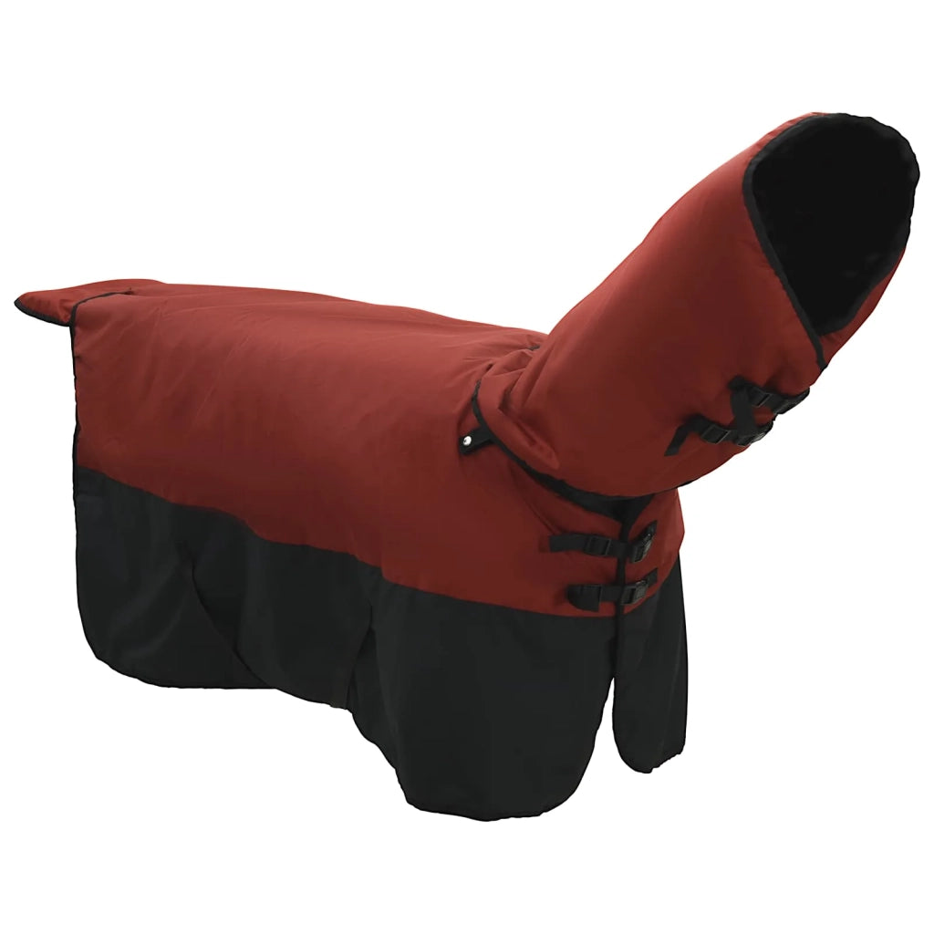 Coperta per Cavalli Verde Scuro e Nero 75 cm Poliestere CFW3471195