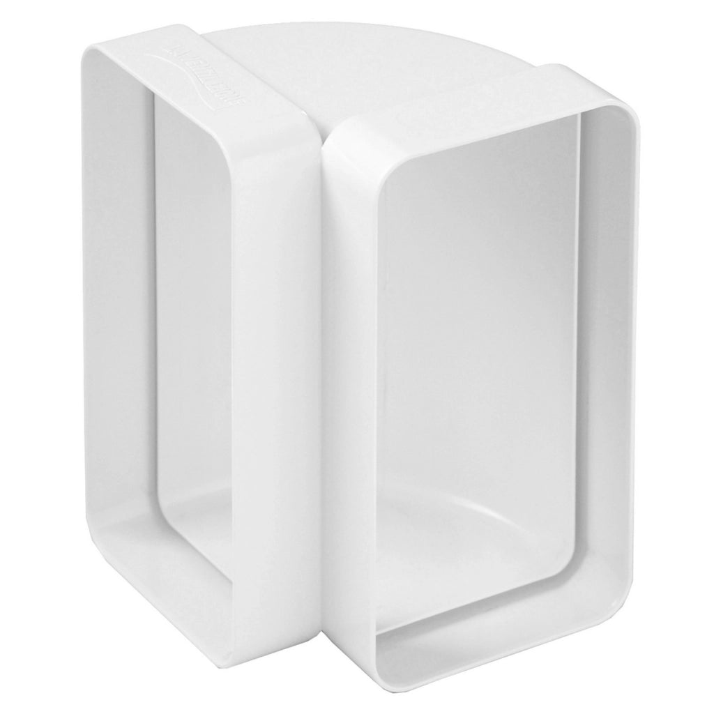 CURVA VERTICALE IN ABS PER TUBO RETTANGOLARE- mm 120x60- FIRST- pezzi 1