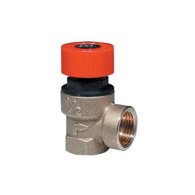 VALVOLA DI SICUREZZA ORDINARIA F- 1/2 x 8 Bar- UNIVA- pezzi 1