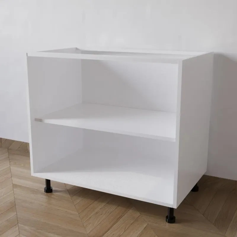Mobile Base 90 Senza Anta. H 72 Cm L 90 Cm P 55.5 Cm. Spedizione In Kit Bianco