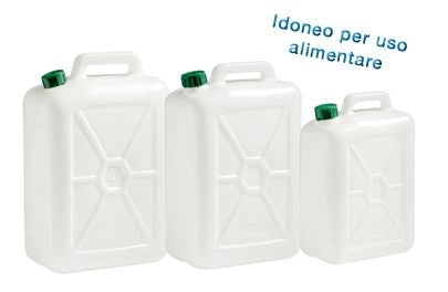 Latta Tanica Alimentare per Acqua in Plastica 20 Litri Ecoplast