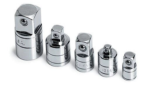 ADATTATORI RIDUTTORI PER BUSSOLE 5 PZ PER UTENSILI ARIA CHROME VANADIUM